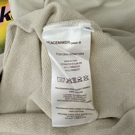  PEACEMAKER スウェット PCM1ON01HFT001004 ベージュ
