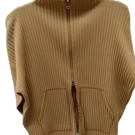  ISSEY MIYAKE イッセイミヤケ me ジップカーディガン MI41JC402 ブラウン系