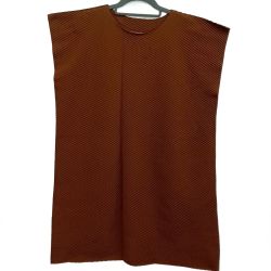 ◆◆ ISSEY MIYAKE イッセイミヤケ チュニック　me MI84KT502 ブラウン Bランク