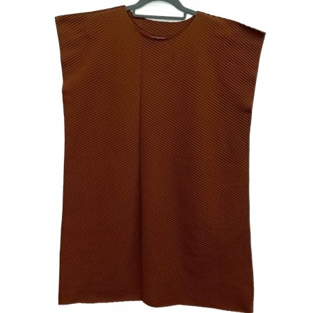  ISSEY MIYAKE イッセイミヤケ チュニック　me MI84KT502 ブラウン