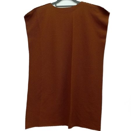  ISSEY MIYAKE イッセイミヤケ チュニック　me MI84KT502 ブラウン