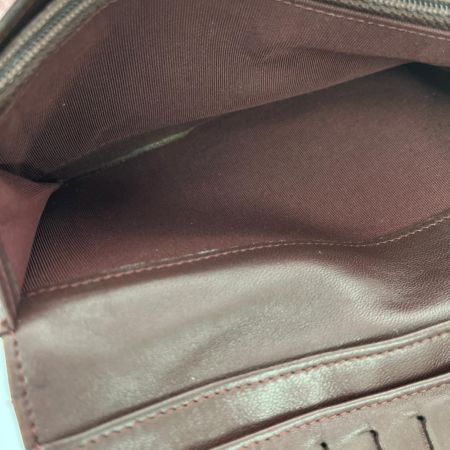  CHANEL シャネル 2つ折り財布 長財布 マトラッセ ラムレザー  ブラック