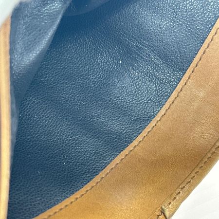  GUCCI グッチ キャンバス×レザー 120927 キャメル 3つ折り財布　キズ有 