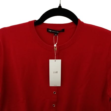  23ku 23区 カーディガン KRWOSA0252 レッド