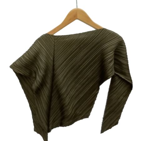 ISSEY MIYAKE イッセイミヤケ 変形カットソー JG12170 カーキ