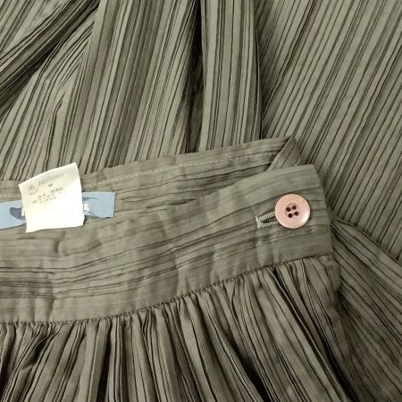 ISSEY MIYAKE イッセイミヤケ プリーツスカート JG52060 カーキ