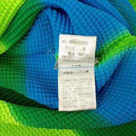 ISSEY MIYAKE イッセイミヤケ カットソー 1M84-FJ653 ブルー x グリーン