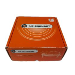 LE CREUSET ルクルーゼ 鍋 ココット・ロンド18cm 未使用品  オレンジ Sランク