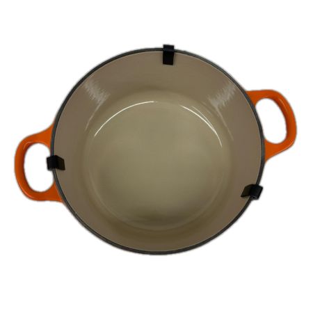 LE CREUSET ルクルーゼ 鍋 ココット・ロンド18cm 未使用品  オレンジ