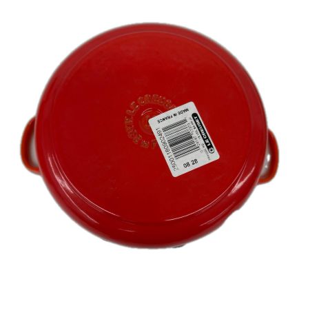 LE CREUSET ルクルーゼ 鍋 ココット・ロンド18cm 未使用品  オレンジ