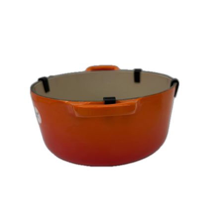 LE CREUSET ルクルーゼ 鍋 ココット・ロンド18cm 未使用品  オレンジ