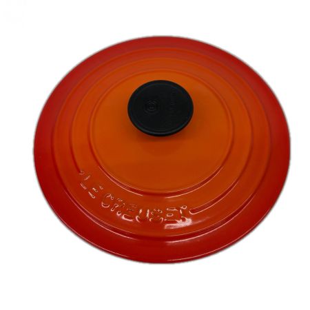 LE CREUSET ルクルーゼ 鍋 ココット・ロンド18cm 未使用品  オレンジ