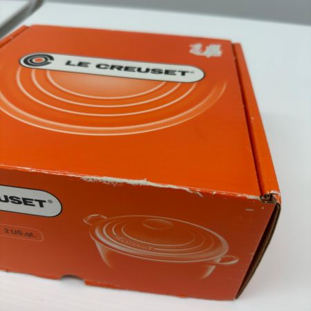 LE CREUSET ルクルーゼ 鍋 ココット・ロンド18cm 未使用品  オレンジ