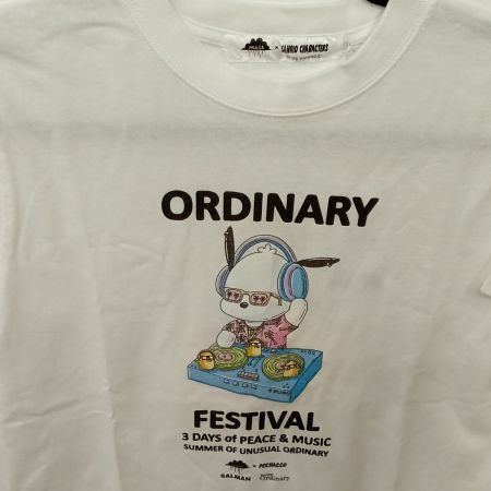 ORDINARY Tシャツ　ポチャッココラボ BO26-537T ホワイト