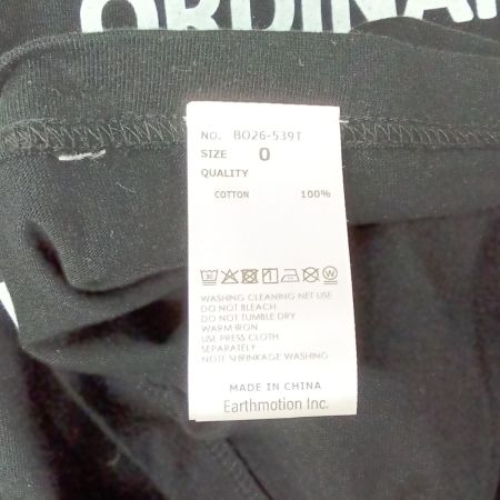  ORDINARY Tシャツ　キティコラボ BO26-539T ブラック