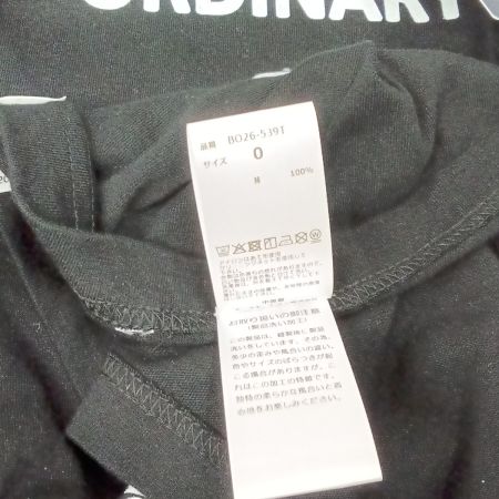  ORDINARY Tシャツ　キティコラボ BO26-539T ブラック