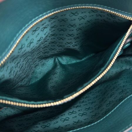 ANYA HINDMARCH アニヤハインドマーチ ハンドバッグ ショルダーバッグ 2wayバッグ ストラップ付 レザー  グリーン