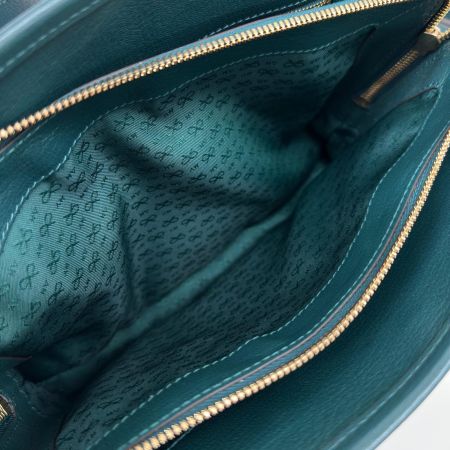 ANYA HINDMARCH アニヤハインドマーチ ハンドバッグ ショルダーバッグ 2wayバッグ ストラップ付 レザー  グリーン