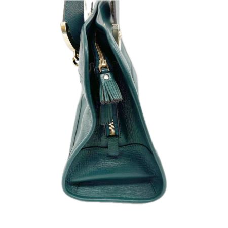 ANYA HINDMARCH アニヤハインドマーチ ハンドバッグ ショルダーバッグ 2wayバッグ ストラップ付 レザー  グリーン