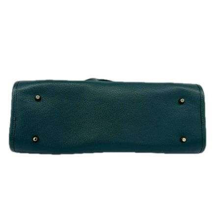 ANYA HINDMARCH アニヤハインドマーチ ハンドバッグ ショルダーバッグ 2wayバッグ ストラップ付 レザー  グリーン