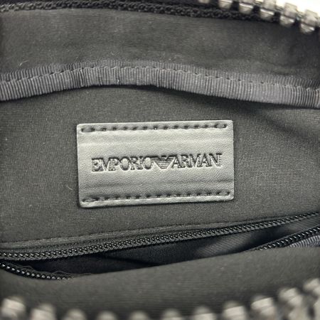 EMPORIO ARMANI エンポリオアルマーニ ショルダーバッグ メッシュ 毛玉有 ブラック