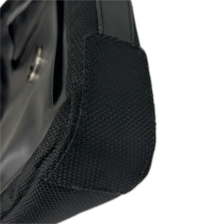 EMPORIO ARMANI エンポリオアルマーニ ショルダーバッグ メッシュ 毛玉有 ブラック