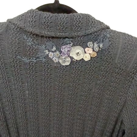 ATELIERSAGAN アトリエサガン　ロングカーディガン グレー