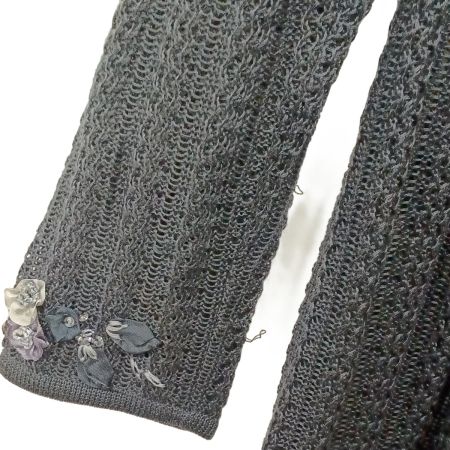 ATELIERSAGAN アトリエサガン　ロングカーディガン グレー