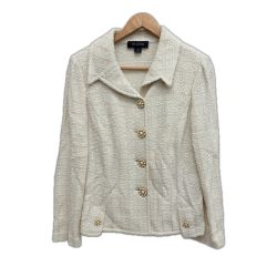ST.JOHN セントジョン ジャケット サイズ8 アウター レディース アイボリー Bランク