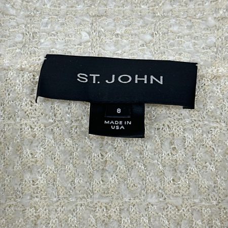 ST.JOHN セントジョン ジャケット サイズ8 アウター レディース アイボリー