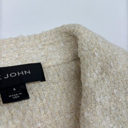 ST.JOHN セントジョン ジャケット サイズ8 アウター レディース アイボリー