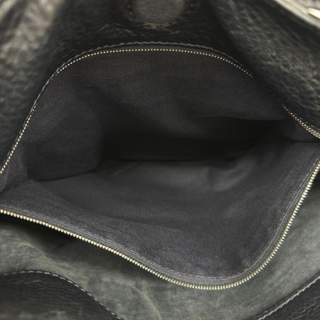HIROFU ヒロフ トートバッグ レザー レディース  ネイビー