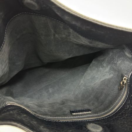 HIROFU ヒロフ トートバッグ レザー レディース  ネイビー