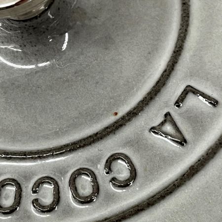 STAUB ストウブ ピコ ココット ラウンド 両手鍋　ほうろう 20cm IH対応 ライトグレー