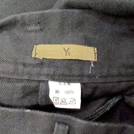 Y's ワイズ パンツ　バルーン　㈱ワイズ表記 ブラック