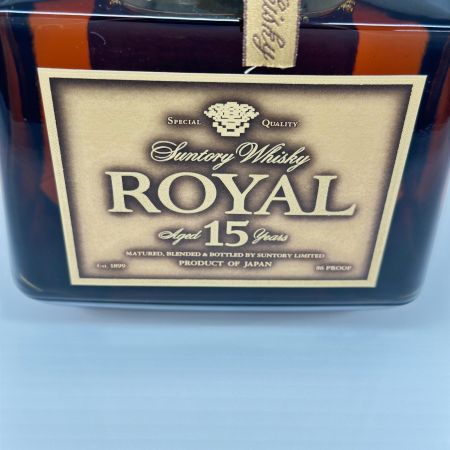 【北海道内限定発送】 ROYAL サントリーローヤル SUNTORY ジャパニーズウイスキー 15年 750ml 43% 未開栓