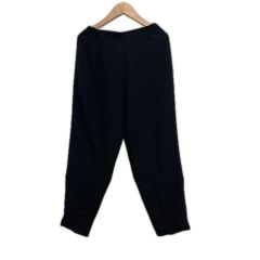 ITALIYA イタリヤ 伊太利屋 パンツ ボトムス ドット柄 ラメ 13号 レディース ミセス 618814-e9J ブラック Bランク