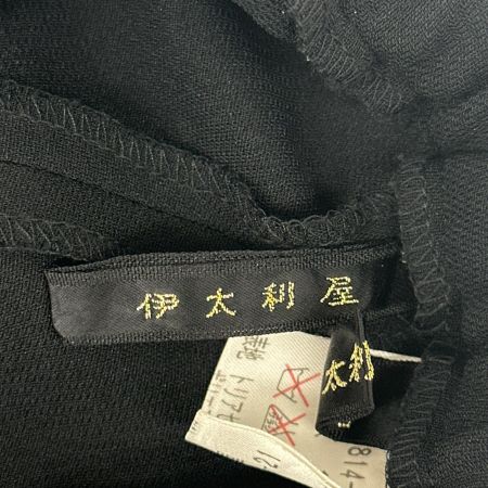 ITALIYA イタリヤ 伊太利屋 パンツ ボトムス ドット柄 ラメ 13号 レディース ミセス 618814-e9J ブラック