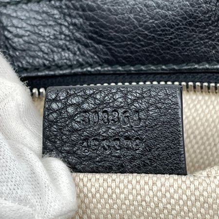 GUCCI グッチ ショルダーバッグ ソーホースタッズレザーディスコバッグ 308364498879 ブラック