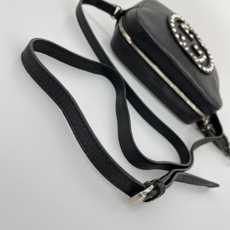 GUCCI グッチ ショルダーバッグ ソーホースタッズレザーディスコバッグ 308364498879 ブラック