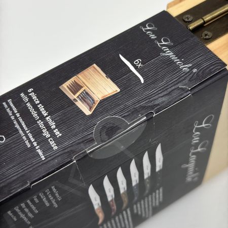 LOU LAGUIOLE STEAK ル・ライヨール ステーキナイフ 6本セット 60775  未使用品