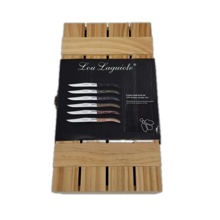 LOU LAGUIOLE STEAK ル・ライヨール ステーキナイフ 6本セット 60775  未使用品