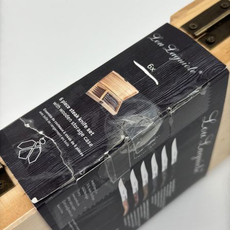 LOU LAGUIOLE STEAK ル・ライヨール ステーキナイフ 6本セット 60775  未使用品
