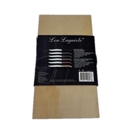 LOU LAGUIOLE STEAK ル・ライヨール ステーキナイフ 6本セット 60775  未使用品