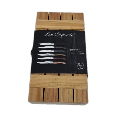 LOU LAGUIOLE STEAK ル・ライヨール ステーキナイフ 6本セット 60775  未使用品