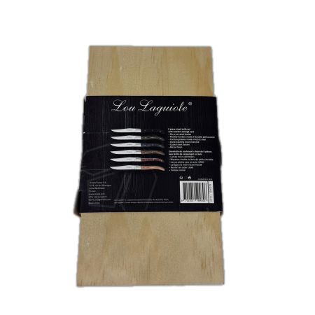 LOU LAGUIOLE STEAK ル・ライヨール ステーキナイフ 6本セット 60775  未使用品