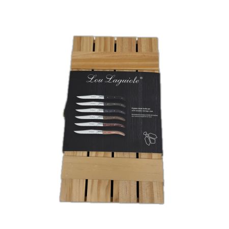 LOU LAGUIOLE STEAK ル・ライヨール ステーキナイフ 6本セット 60775  未使用品