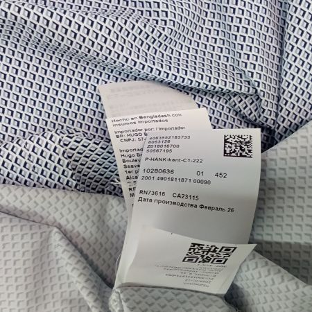 HUGOBOSS シャツ P-HANK-kent-C1-222 ライトブルー