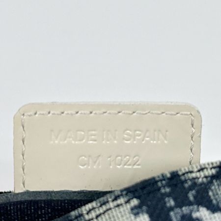 Christian Dior クリスチャンディオール ポーチ  トロッター 総柄 変色・ベタつき有 No.2 ネイビー2