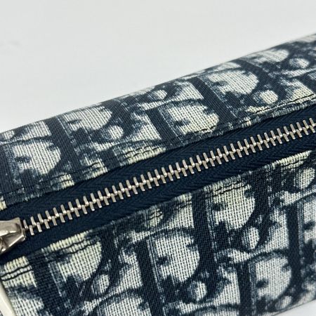 Christian Dior クリスチャンディオール ポーチ  トロッター 総柄 変色・ベタつき有 No.2 ネイビー2